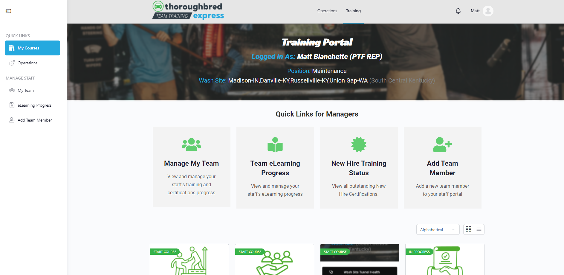 Training/eLearning Portal